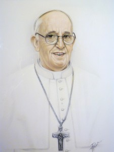 quadro Papa Francesco