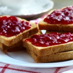 Toasts with jam