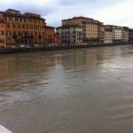Maltempo: Arno in calo a Pisa
