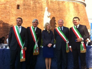 Sindaci Versilia storica e Ministro Stefania Giannini