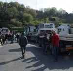 blocco strada marmi massa minerali