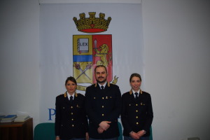 da sinistra la Dott.ssa Gloria FOGGI,al centro il dott. Cattaneo e a sinistra la dott.ssa LATTARULO