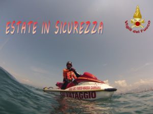 vigili del fuoco mare