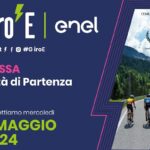 Mercoledi passaggio del Giro d’Italia e partenza della 5° tappa del Giro-E. Il percorso