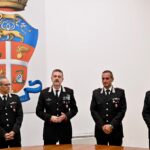 Saluto del nuovo Comandante Provinciale dei Carabinieri di Massa Carrara e degli altri ufficiali neo giunti a Massa.
